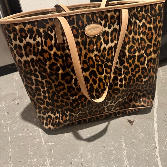 Coach Animal Print Tote Bag - Picture 1 of 5